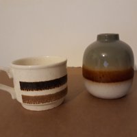 Чаша за кафе и вазичка, снимка 1 - Чаши - 43111736