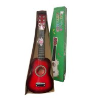 Дървена Китара със струни, малка, в кутия, варианти Код: 23213, снимка 1 - Музикални играчки - 43018620