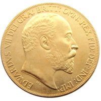 Монета Великобритания 1 Суверен 1902 г Крал Едуард VII, снимка 1 - Нумизматика и бонистика - 44072598