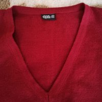 Фин вълнен пуловер без ръкави, снимка 2 - Пуловери - 38802704