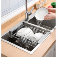 Кухненски телескопичен разтегателен сушилник за мивка, 30 x 22,5 x 9,5 см, снимка 1 - Други - 44060595