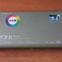 RGB LED Панел PockeLite F7 II , снимка 4 - Светкавици, студийно осветление - 43866668