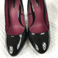 Лачени дамски обувки ZARA. , снимка 2 - Дамски обувки на ток - 44875900