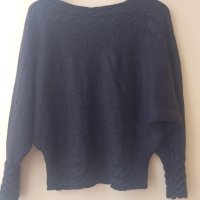 Черен дамски пуловер , снимка 3 - Блузи с дълъг ръкав и пуловери - 43938390