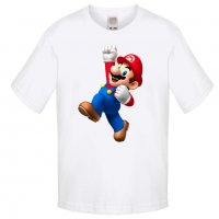 Детска тениска Супер Марио Super Mario 2, снимка 4 - Детски тениски и потници - 32939820