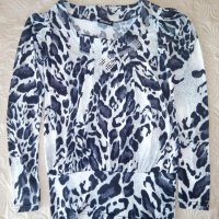 Елегантна дамска блуза с дълъг ръкав, снимка 1 - Блузи с дълъг ръкав и пуловери - 37871540