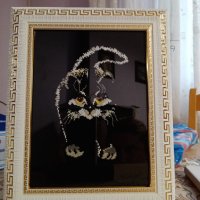 Гоблен "Коте" , снимка 1 - Гоблени - 32910204