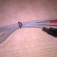 чинч/жак 3.5мм-стерео кабел-1.55м-внос швеицария, снимка 2 - Други - 26556234