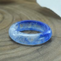 Цветни пръстени от смола, снимка 4 - Пръстени - 33091152