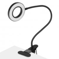 Лампа LED Black Shake Ring - настолна - черна, снимка 4 - Друго оборудване - 38063664