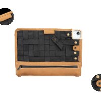 TinyRigs oriGrid Органайзер за 12,9" iPad/плетена основа/Висококачествена кожена рамка/Mag Keyboard, снимка 3 - Таблети - 43897457
