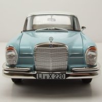 Mercedes-Benz 220 S Heckflosse W111 1965 - мащаб 1:18 на Norev моделът е нов в кутия, снимка 8 - Колекции - 43113160