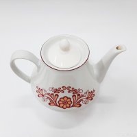 Стар порцеланов рисуван чайник (12.3), снимка 2 - Антикварни и старинни предмети - 43834826