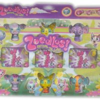 Детска играчка Зубълс Zoobles 12 броя с карти, снимка 1 - Кукли - 28483002
