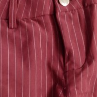 Чисто нов дамски панталон в червен цвят на райета , снимка 1 - Панталони - 43331379