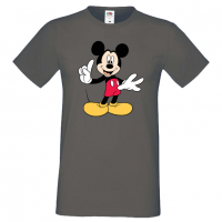 Мъжка тениска Mickey Mouse 9 Подарък,Изненада,Рожден ден, снимка 4 - Тениски - 36576534