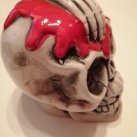 Керамична касичка череп, снимка 3 - Други - 40694095