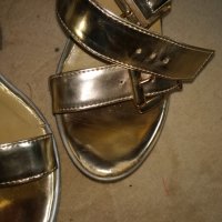Дамски обувки  Cesare Paciotti  / цвят сребро и злато , снимка 12 - Дамски обувки на ток - 28989367