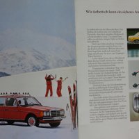 Ретро Рекламен проспект на автомобил Мерцедес Бенц 123  200D, 220D, 240D, 300D формат А4 1978 год., снимка 7 - Специализирана литература - 37284160