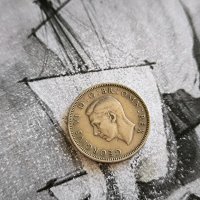 Монета - Великобритания - 1 шилинг | 1949г., снимка 2 - Нумизматика и бонистика - 43911777