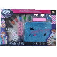 Детски комплект за ноктопластика и грим, снимка 1 - Кукли - 38129976