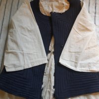 Кенарена риза и елек от соца, снимка 2 - Антикварни и старинни предмети - 43425686