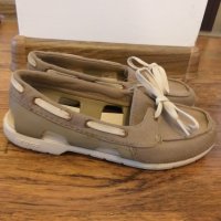  crocs Khaki/Stucco Boat Shoes - страхотни дамски обувки, снимка 2 - Сандали - 32713703