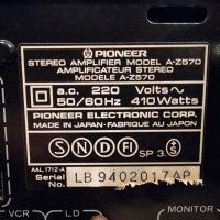 Усилвател Pioneer A-Z570  Еквалайзер Pioneer  SP-Z570 , снимка 13 - Ресийвъри, усилватели, смесителни пултове - 39466313