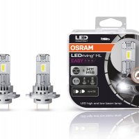 Комплект 2 броя LED крушки Osram Easy H7/H18 12V, 16W, 6500K, 1400lm, снимка 1 - Аксесоари и консумативи - 38876254