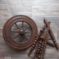 Стар дървен чакрък , снимка 1 - Антикварни и старинни предмети - 37762452
