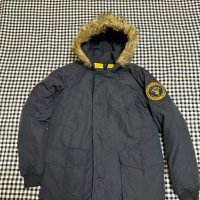 SuperDry Rescue BLue мъжка пухена зимна парка размер С, снимка 1 - Якета - 43434762