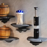 Декоративни гъби за кухня – мини рафтове за подправки и солници, снимка 1 - Аксесоари за кухня - 43528227