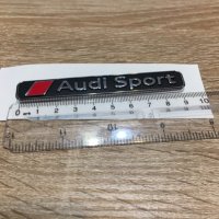 Ауди Спорт Audi Sport емблема надпис черен, снимка 2 - Аксесоари и консумативи - 38863116