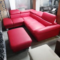 Комплект ъглов диван на Cotta "Driver" + табуретка внос от Германия., снимка 8 - Дивани и мека мебел - 43976663
