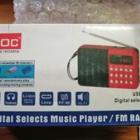 FM радио с Bluetooth, USB, MicroSD card, снимка 4 - Радиокасетофони, транзистори - 40147527