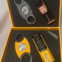 COHIBA подаръчен комплект запалка и ножица, снимка 8 - Запалки - 43257338