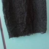 Официална дантелена черна рокля - носена веднъж, снимка 3 - Рокли - 36736204