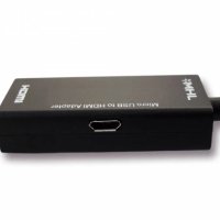 ANIMABG Micro USB към HDMI / MHL преобразувател адаптер за връзка на смартфон телефон с телевизор мо, снимка 4 - Кабели и адаптери - 44076963