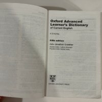 Oxford Advanced Learner’s Dictionary 1995, снимка 8 - Чуждоезиково обучение, речници - 43570395