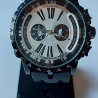 Мъжки луксозен часовник Roger Dubuis Excalibur  3 Time Zones Worldtimer, снимка 12 - Мъжки - 36762452