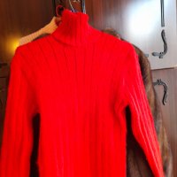Дамски пуловер-ръчно плетиво , снимка 3 - Блузи с дълъг ръкав и пуловери - 35512393