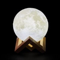 LED Озаряваща луна-лампа 3D Moon light, снимка 3 - Други - 33195441