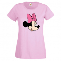 Дамска тениска Set for Couples Minnie 1 Подарък,Изненада,Рожден ден,, снимка 4 - Тениски - 36530915
