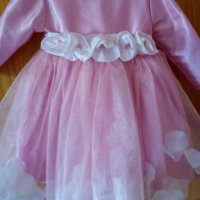 Красива рокличка за принцеса от тафта, снимка 1 - Бебешки рокли - 27305702