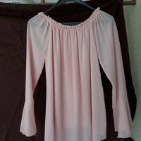 розова блуза с перли, снимка 10 - Ризи - 34710082