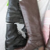 тексаски хард високи ботуши  LAVORAZIONE ARTIGIANA® Boots original,100% кожа,40-41, снимка 3 - Дамски ботуши - 35285756