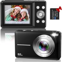 Нова FHD 1080P 44MP Компактна Дигитална Камера Фотоапарат, снимка 1 - Фотоапарати - 43104061