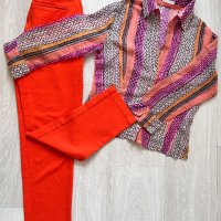 Бутиков панталон Jucca & нежна къса риза , снимка 4 - Панталони - 43575287