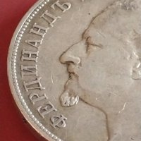 Сребърна монета 5 лева 1892г. Княжество България Княз Фердинанд първи 43033, снимка 16 - Нумизматика и бонистика - 43950528