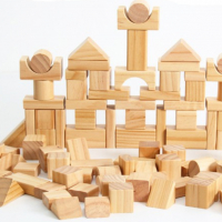 100 части класически дървен конструктор строител Топ качество, снимка 6 - Конструктори - 36529747